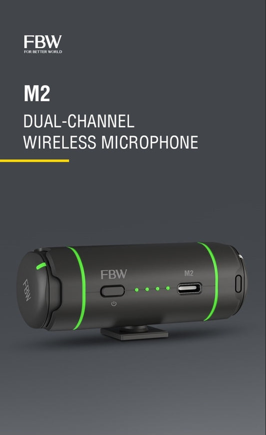 M2 Dual-Channel Wireless Microphone