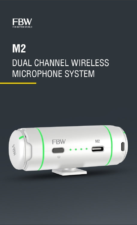 M2 Dual-Channel Wireless Microphone